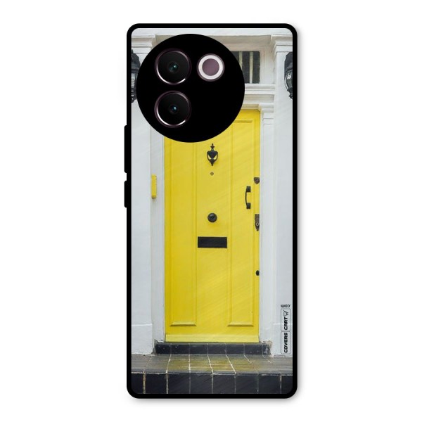 Yellow Door Metal Back Case for Vivo V30e