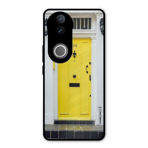 Yellow Door Metal Back Case for Vivo V50e