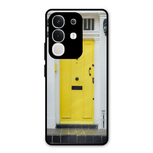 Yellow Door Metal Back Case for iQOO Z10x