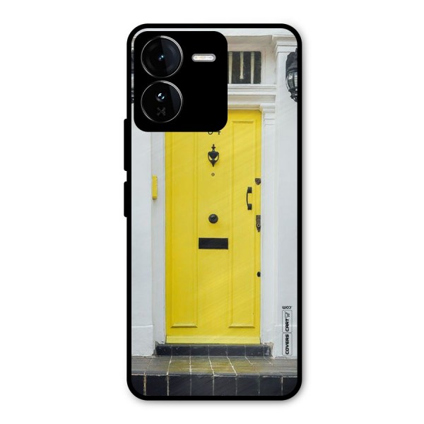 Yellow Door Metal Back Case for iQOO Z9