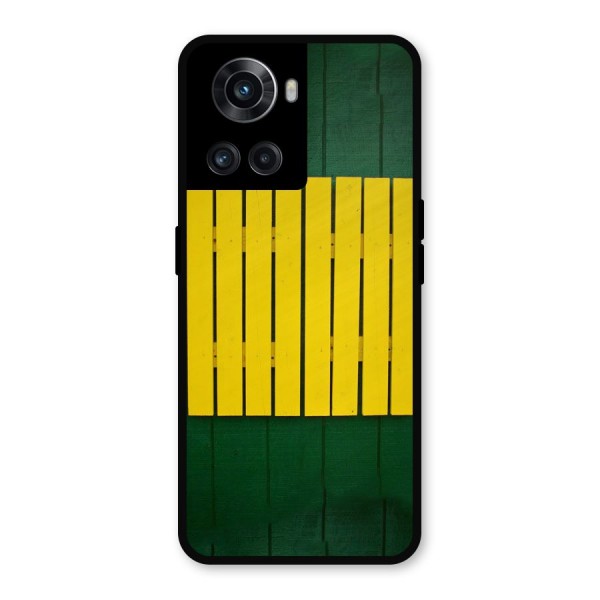 Yellow Fence Metal Back Case for OnePlus 10R