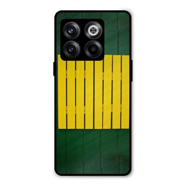 Yellow Fence Metal Back Case for OnePlus 10T