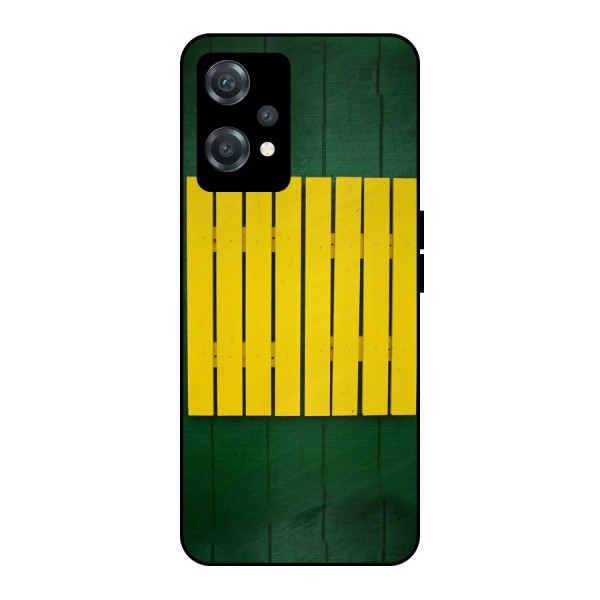Yellow Fence Metal Back Case for OnePlus Nord CE 2 Lite 5G