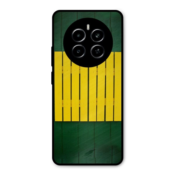 Yellow Fence Metal Back Case for Realme P1