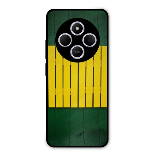 Yellow Fence Metal Back Case for Redmi A4