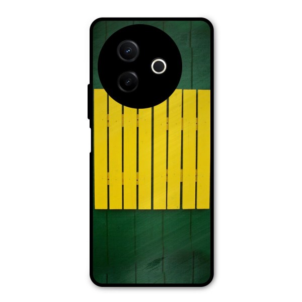 Yellow Fence Metal Back Case for Vivo Y39