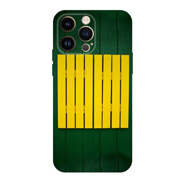 Yellow Fence Original Polycarbonate Back Case for iPhone 14 Pro Max