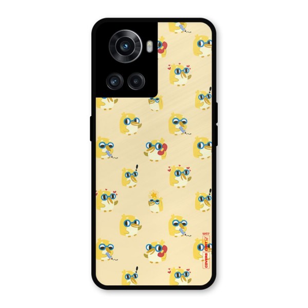 Yellow Parrot Metal Back Case for OnePlus 10R