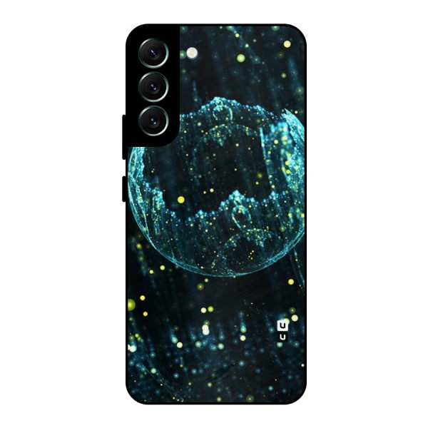 Yellow Rain Metal Back Case for Galaxy S22 Plus 5G