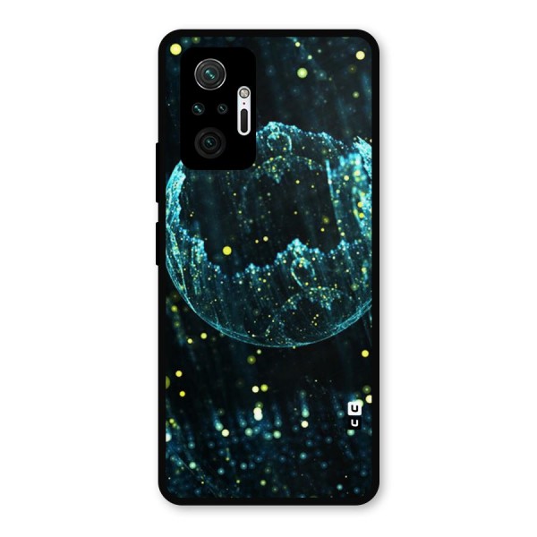 Yellow Rain Metal Back Case for Redmi Note 10 Pro Max
