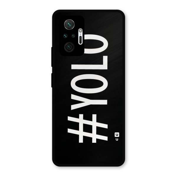Yolo Metal Back Case for Redmi Note 10 Pro Max