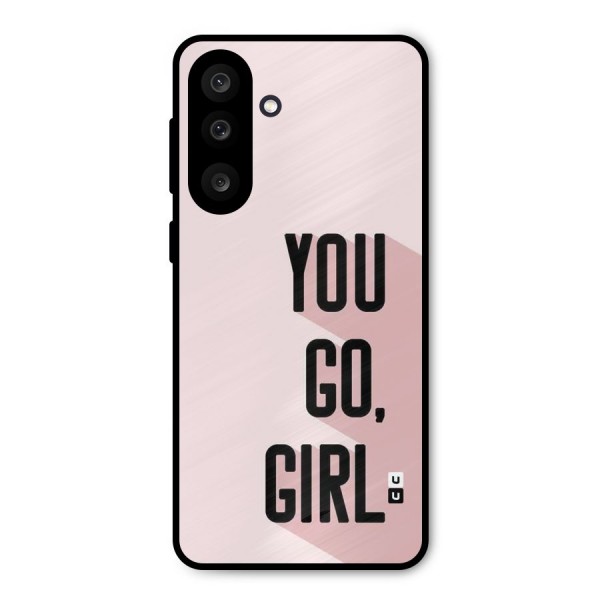 You Go Girl Shadow Metal Back Case for Galaxy M56