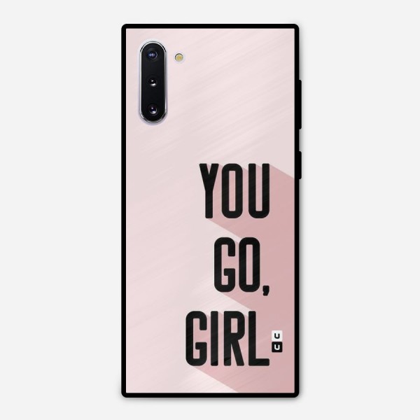 You Go Girl Shadow Metal Back Case for Galaxy Note 10