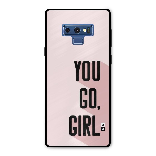 You Go Girl Shadow Metal Back Case for Galaxy Note 9