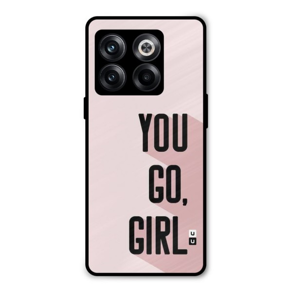 You Go Girl Shadow Metal Back Case for OnePlus 10T