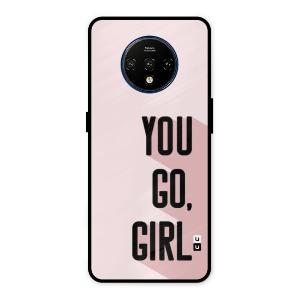 You Go Girl Shadow Metal Back Case for OnePlus 7T