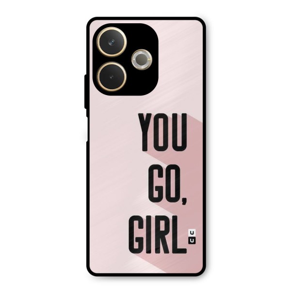 You Go Girl Shadow Metal Back Case for Oppo A5 Pro