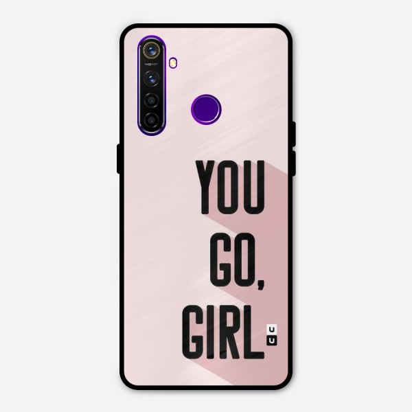 You Go Girl Shadow Metal Back Case for Realme 5 Pro