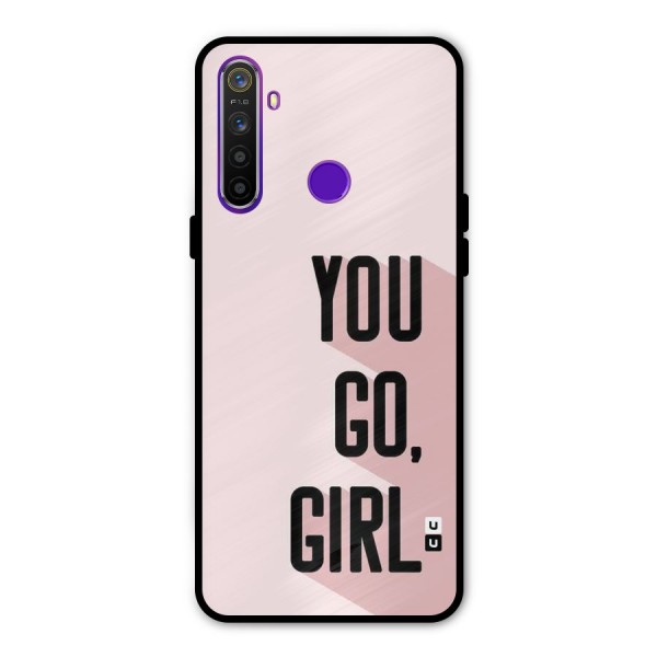 You Go Girl Shadow Metal Back Case for Realme Narzo 10