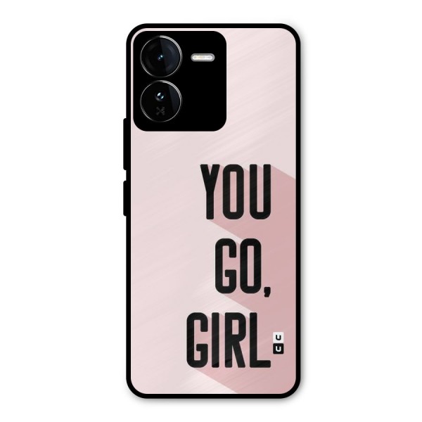 You Go Girl Shadow Metal Back Case for iQOO Z9