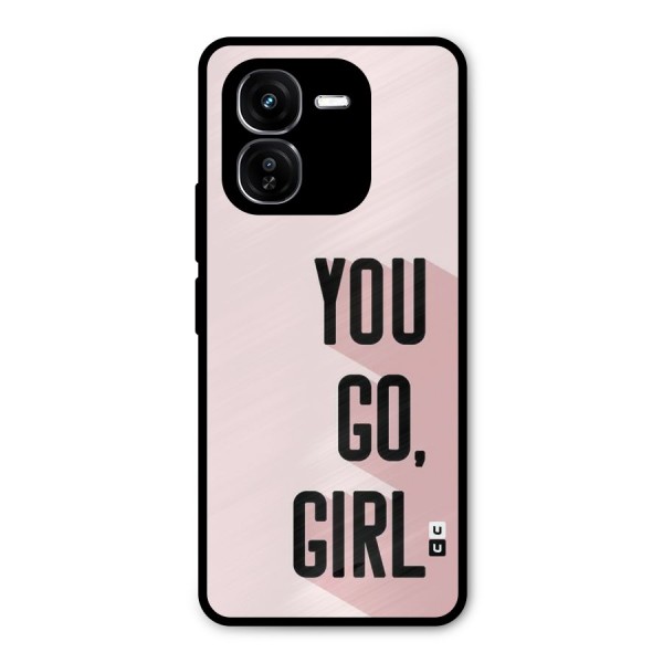 You Go Girl Shadow Metal Back Case for iQOO Z9x