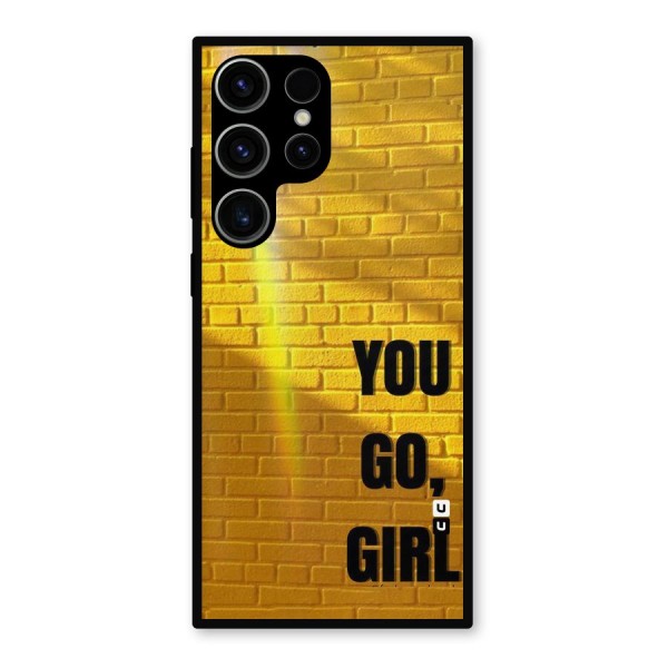 You Go Girl Wall Metal Back Case for Galaxy S23 Ultra
