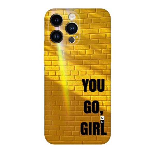 You Go Girl Wall Original Polycarbonate Back Case for iPhone 14 Pro Max