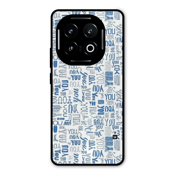 You Pattern Metal Back Case for iQOO 13