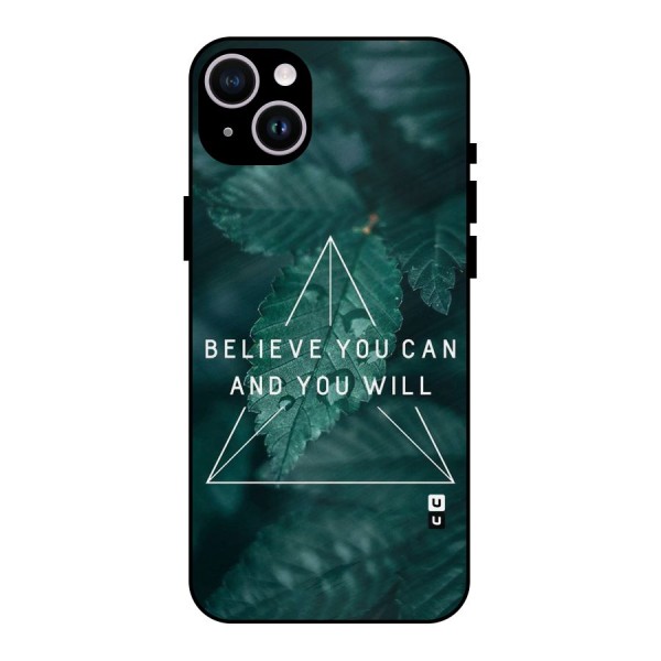 You Will Metal Back Case for iPhone 14 Plus