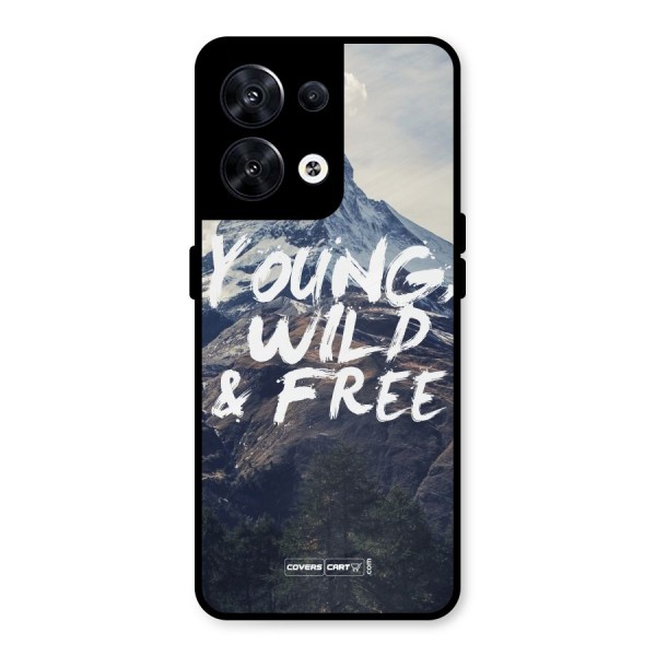 Young Wild and Free Metal Back Case for Oppo Reno8 5G