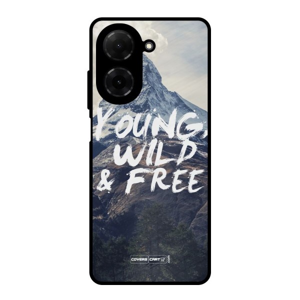 Young Wild and Free Metal Back Case for Poco C71
