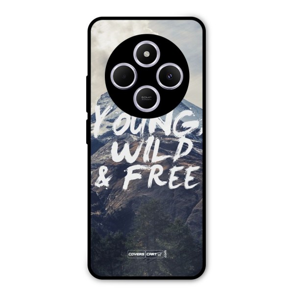 Young Wild and Free Metal Back Case for Redmi A4