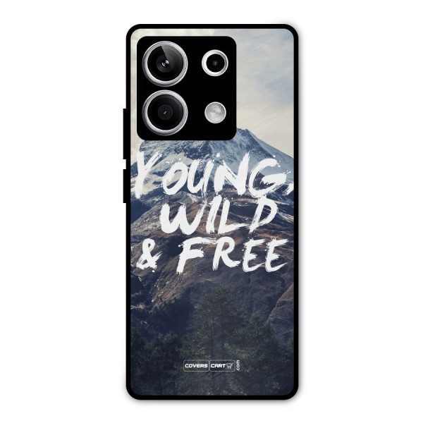 Young Wild and Free Metal Back Case for Redmi Note 13 5G