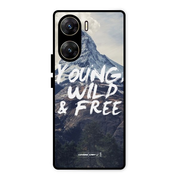 Young Wild and Free Metal Back Case for Vivo V29e
