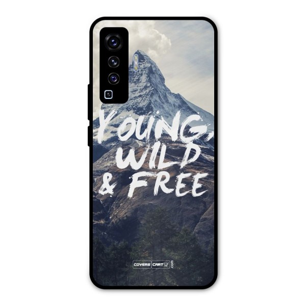 Young Wild and Free Metal Back Case for Vivo X50