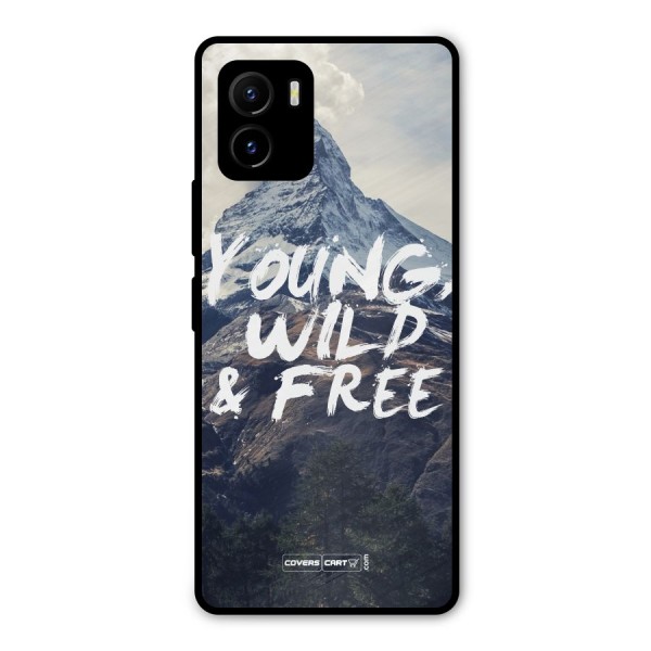 Young Wild and Free Metal Back Case for Vivo Y15s