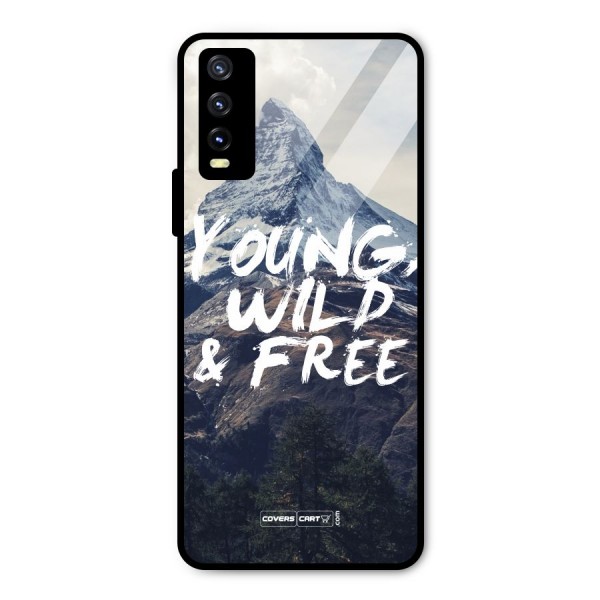 Young Wild and Free Metal Back Case for Vivo Y20i