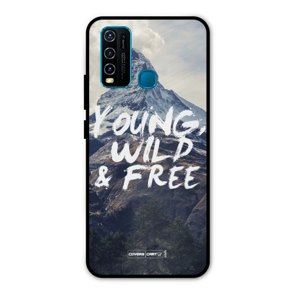 Young Wild and Free Metal Back Case for Vivo Y50
