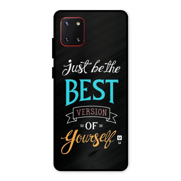Your Best Version Metal Back Case for Galaxy Note 10 Lite