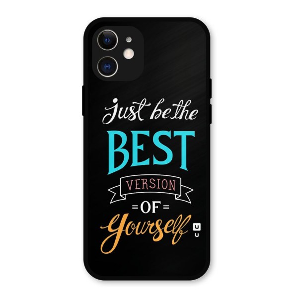 Your Best Version Metal Back Case for iPhone 12