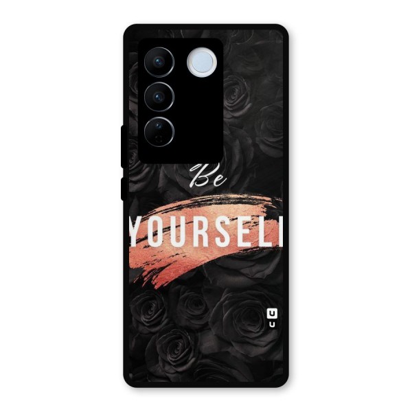 Yourself Shade Metal Back Case for Vivo V27 Pro