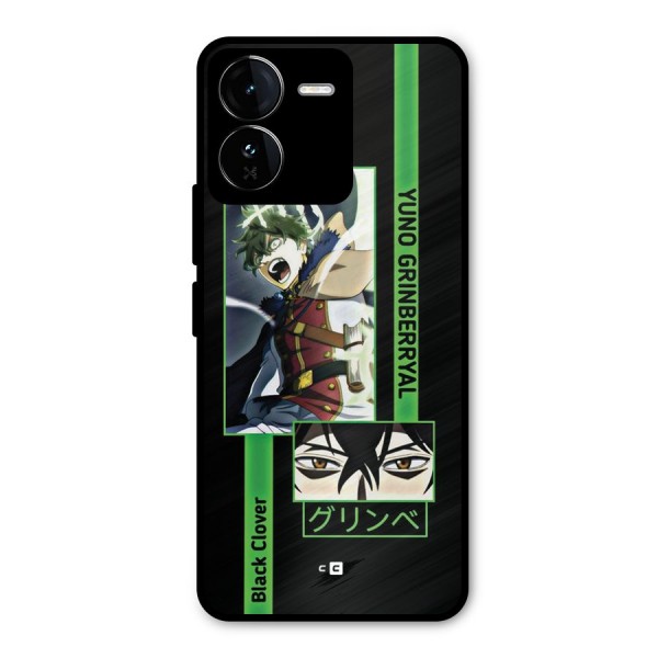 Yuno Black Clover Metal Back Case for iQOO Z9