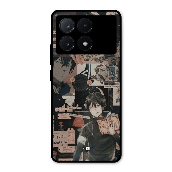 Yuno Collage Metal Back Case for Poco X6 Pro