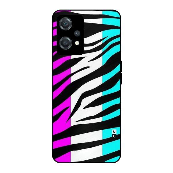 Zebra Texture Metal Back Case for OnePlus Nord CE 2 Lite 5G