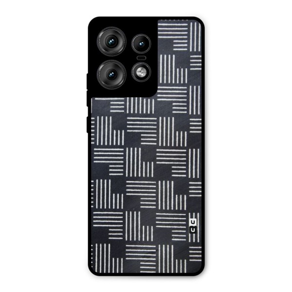 Zig Zag Hierarchy Metal Back Case for Motorola Edge 50 Pro