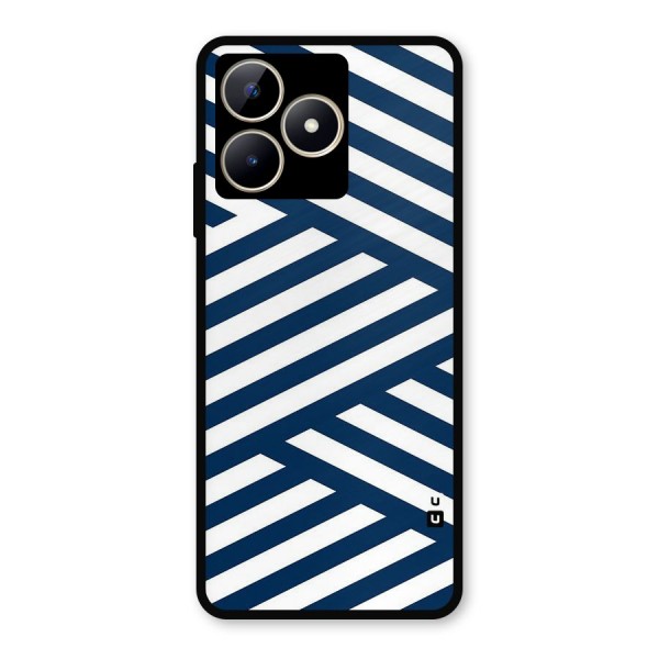 Zip Zap Pattern Metal Back Case for Realme C53