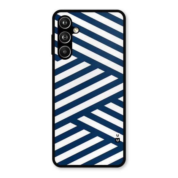 Zip Zap Pattern Metal Back Case for Samsung Galaxy M54