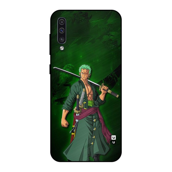 Zoro Ready Metal Back Case for Galaxy A30s