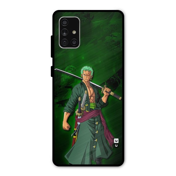 Zoro Ready Metal Back Case for Galaxy A71
