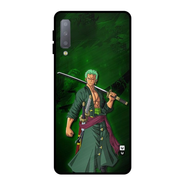 Zoro Ready Metal Back Case for Galaxy A7 (2018)